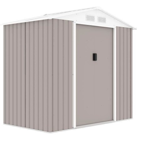 Abri de jardin en métal 2,71 m² - 213 x 127 x 195 cm - PLUTON - Kit