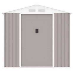 Abri de jardin en métal 2,71 m² - 213 x 127 x 195 cm - PLUTON - Kit