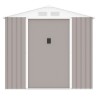 Abri de jardin en métal 2,71 m² - 213 x 127 x 195 cm - PLUTON - Kit