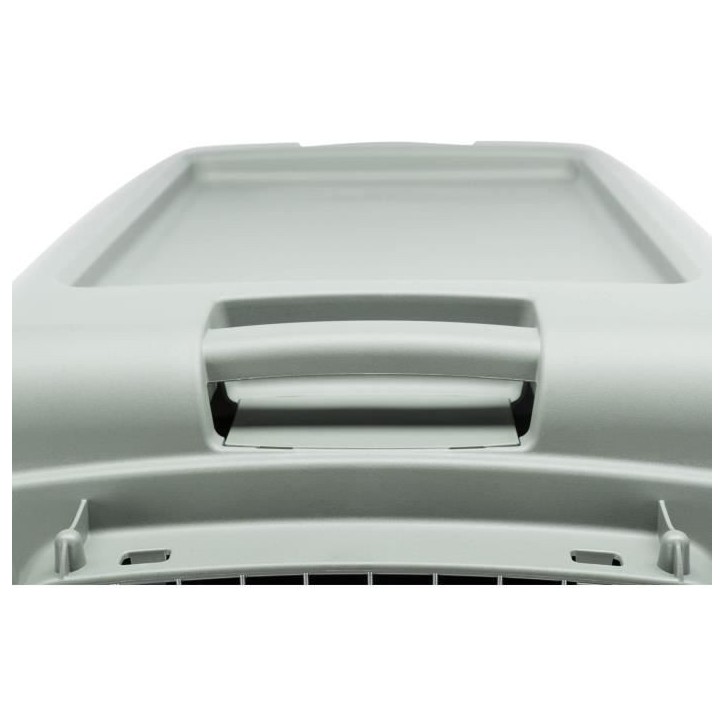 Box de transport TRIXIE Giona 5 - Recyclé - M: 60 × 61 × 81 cm - Anthracite et gris-vert