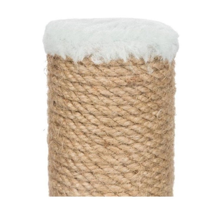 Grattoir pour chaton Trixie Junior 30x30x42 cm en jute et peluche vert menthe