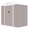 Abri de jardin en métal 2,71 m² - 213 x 127 x 195 cm - PLUTON - Kit