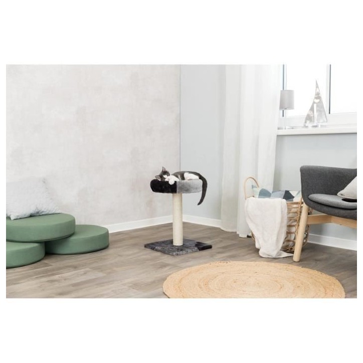 Arbre a chat TRIXIE Tarifa Junior - 52 cm - Gris et noir