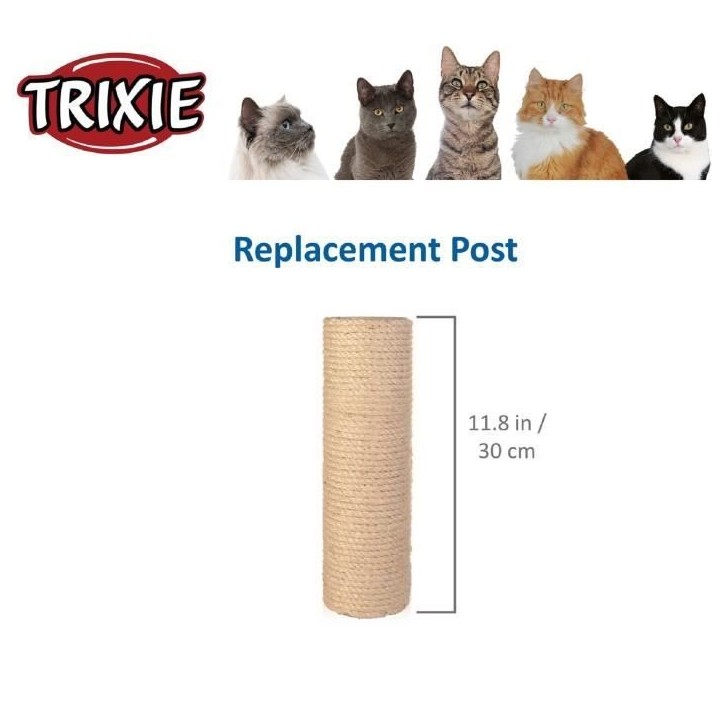 Poteau de rechange TRIXIE - Pour chat - Bois - 9x30cm