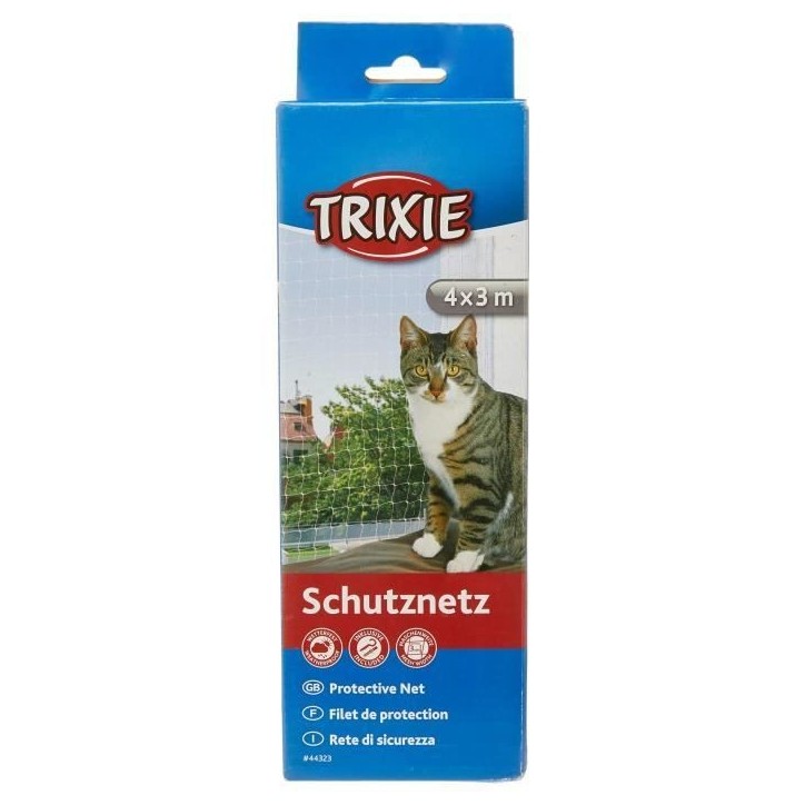 TRIXIE Filet de protection pour chat 4 × 3 m
