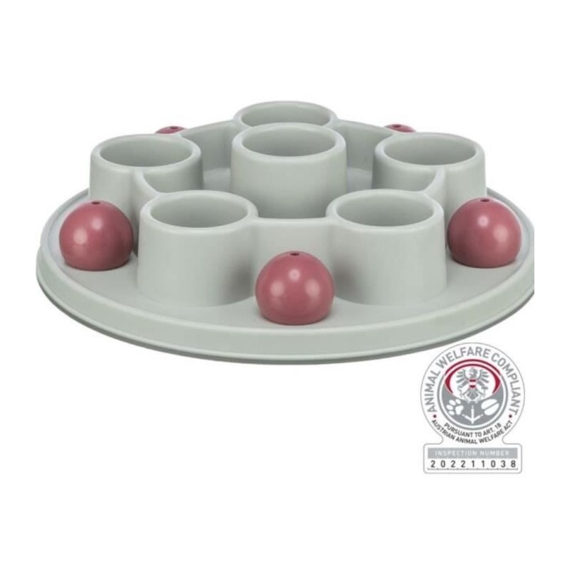 Jeu de stratégie pour chat - TRIXIE - Pentagon - ø 28 cm Jeu de stratégie pour chat - TRIXIE - Pentagon - ø 28 cm