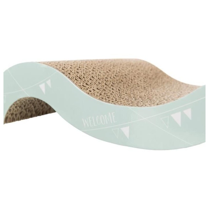 Grattoir Onda Junior - TRIXIE - 38x7x18 cm - Couleur Beige - Pour garder les ongles de votre chat en bonne santé