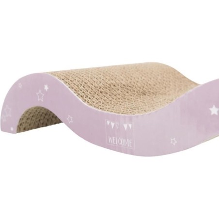 Grattoir Onda Junior - TRIXIE - 38x7x18 cm - Couleur Beige - Pour garder les ongles de votre chat en bonne santé