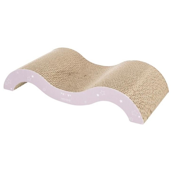 Grattoir Onda Junior - TRIXIE - 38x7x18 cm - Couleur Beige - Pour garder les ongles de votre chat en bonne santé