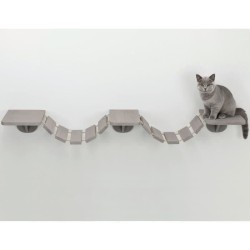 Échelle d'escalade murale pour chats TRIXIE - 150x30 cm - Taupe en bo