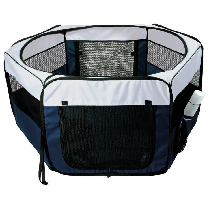 Enclos avec filet/base - TRIXIE - ø 150 × 65 cm - Turquoise / Gris clair