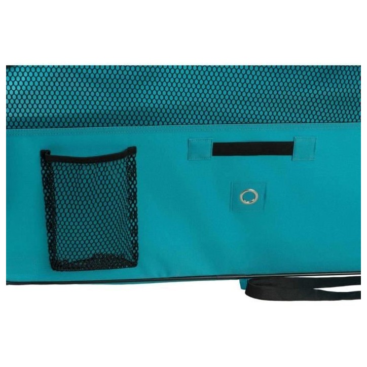 Enclos avec filet/base - TRIXIE - ø 150 × 65 cm - Turquoise / Gris clair