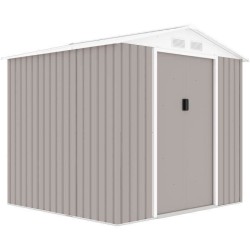 Abri de jardin en métal 4,07 m² - 213 x 191 x 195 cm - MARS -Kit d'a