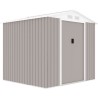 Abri de jardin en métal 4,07 m² - 213 x 191 x 195 cm - MARS -Kit d'a