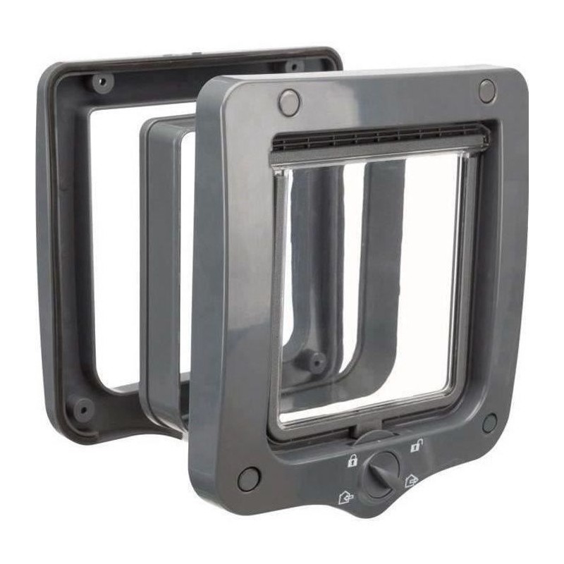 TRIXIE Chatieres a 4 modes avec 2 tunnels Gris