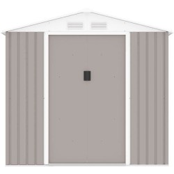 Abri de jardin en métal 4,07 m² - 213 x 191 x 195 cm - MARS -Kit d'a