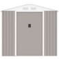 Abri de jardin en métal 4,07 m² - 213 x 191 x 195 cm - MARS -Kit d'ancrage inclus, 2 portes coulissantes - Taupe Abri de jardin en métal 4,07 m² - 213 x 191 x 195 cm - MARS -Kit d'ancrage inclus, 2 portes coulissantes - Taupe
