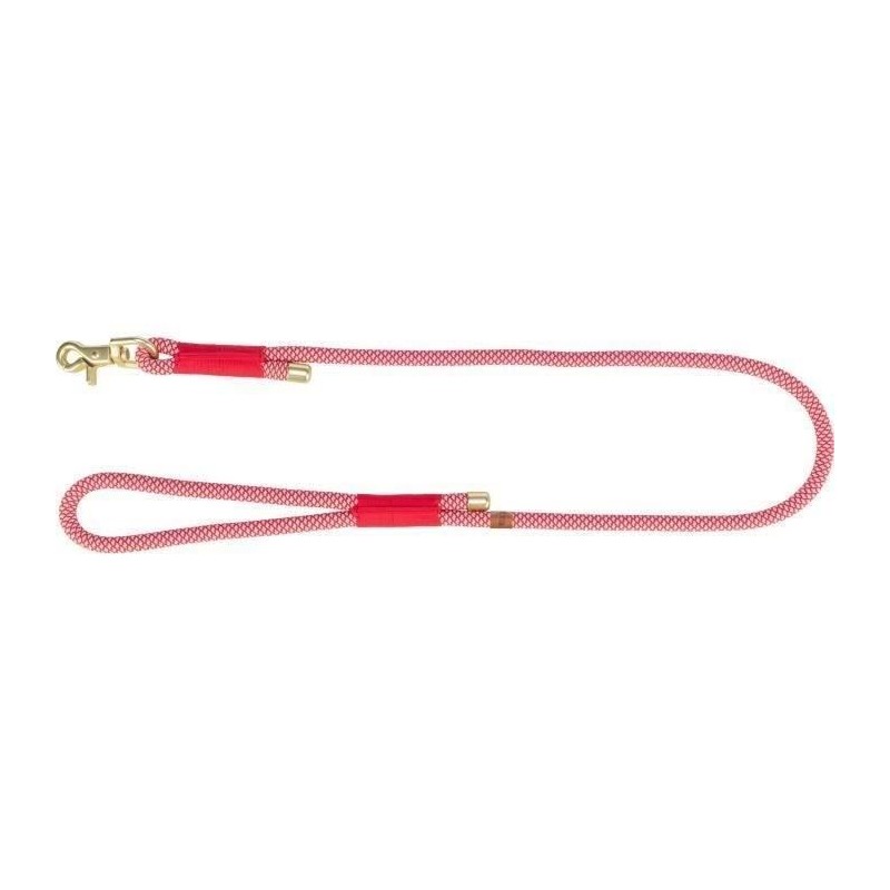 Laisse TRIXIE Soft Rope - S–XL: 1m - ø 10 mm - Rouge et creme Laisse TRIXIE Soft Rope - S–XL: 1m - ø 10 mm - Rouge et creme
