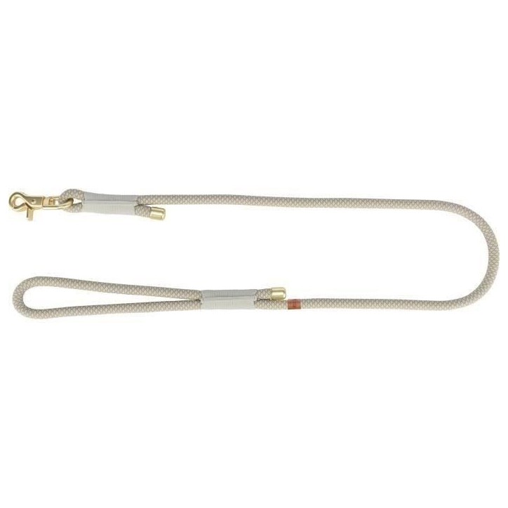 Laisse TRIXIE Soft Rope - S–XL: 1m - ø 10 mm - Gris et gris clair