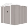 Abri de jardin en métal 4,07 m² - 213 x 191 x 195 cm - MARS -Kit d'a