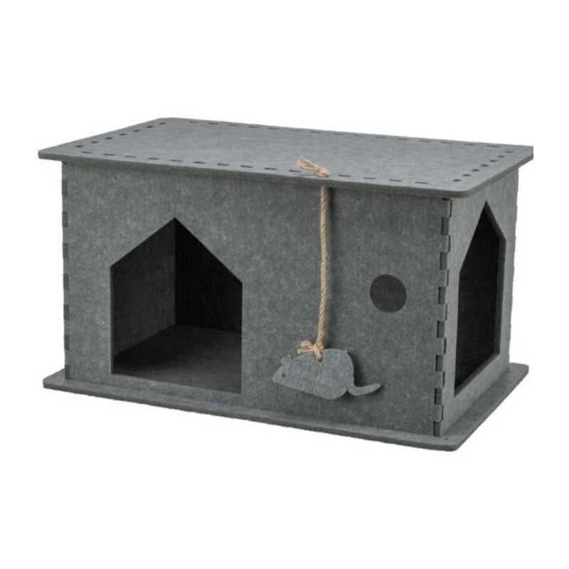 Abri - TRIXIE - Lene - Feutre - 54 x 30 x 35 cm - Gris Abri - TRIXIE - Lene - Feutre - 54 x 30 x 35 cm - Gris