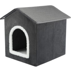 TRIXIE Maison animaux de compagnie Livia 38x41x44 cm Gris et blanc 442