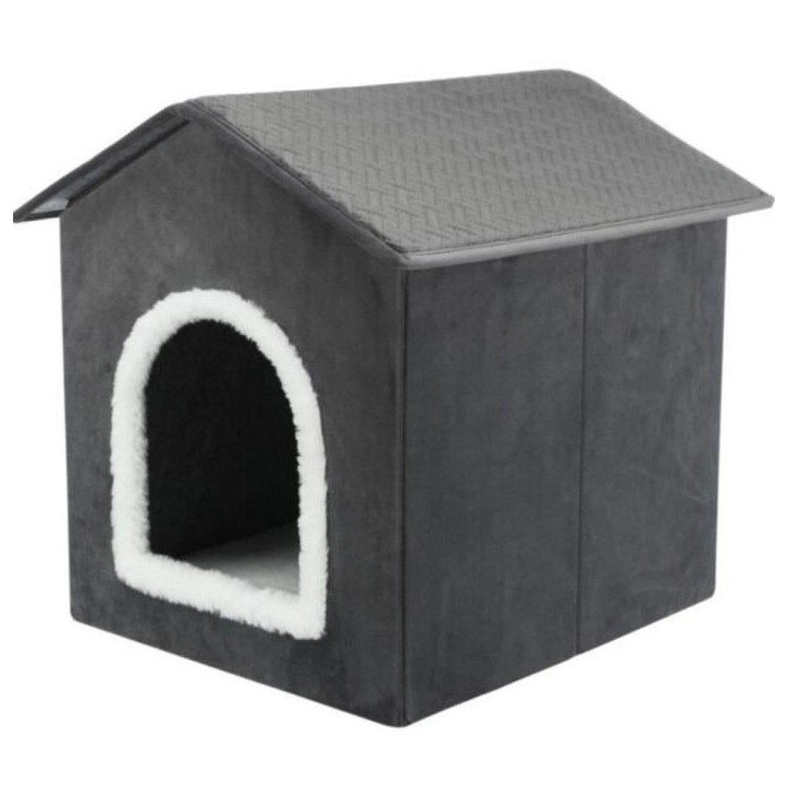 TRIXIE Maison animaux de compagnie Livia 50x50x54 cm Gris et blanc 442667