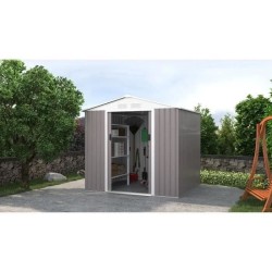Abri de jardin en métal 4,07 m² - 213 x 191 x 195 cm - MARS -Kit d'a