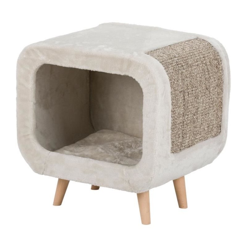 Abri douillet - TRIXIE - Alicia - Pieds en bois - 48 x 48 x 38 cm - Gr