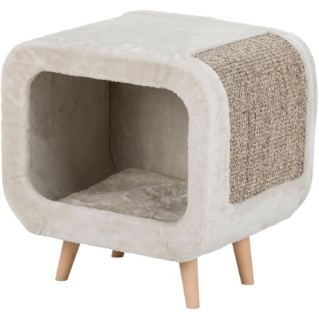 Abri douillet - TRIXIE - Alicia - Pieds en bois - 48 x 48 x 38 cm - Gr