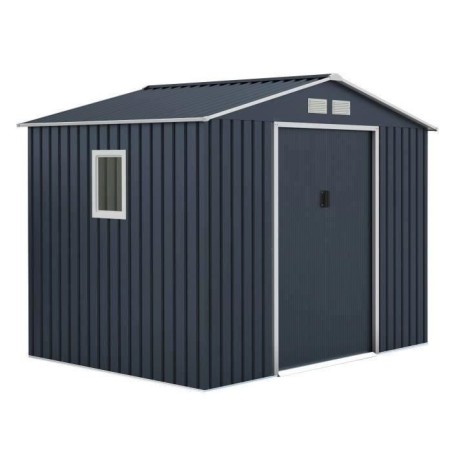 Abri de jardin en métal 	5,29 m² - 277 x 191 x 202 cm - VENUS Kit d'