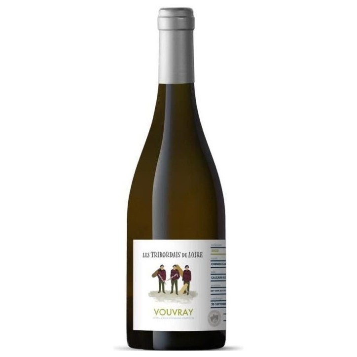 Les Tribordais de Loire Vouvray - Vin blanc de Loire 2022