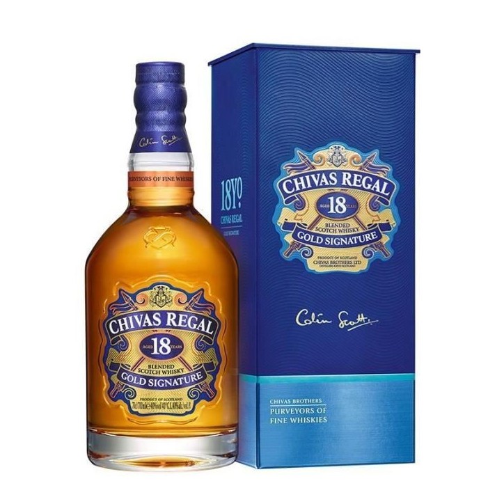 Trio Chiva Regal - 12 - XV et 18 ans - Whisky Ecossais - 40,0% Vol. - 3x70cl