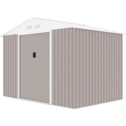 Abri de jardin en métal 	5,29 m² - 277 x 191 x 202 cm - VENUS Kit d'