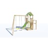 Aire de jeux en bois 2,20 m ULTRA XPERIENCE - TRIGANO JARDIN - Mur d'e