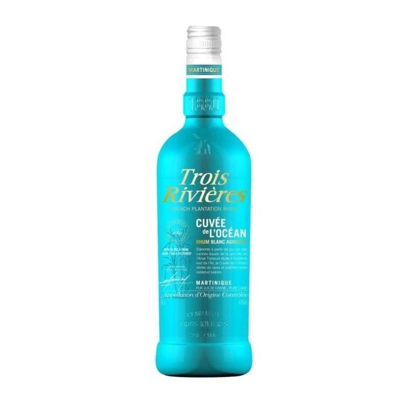 Trois Rivieres - Cuvée de l'Ocean - Rhum blanc agricole - 42,0% Vol. Trois Rivieres - Cuvée de l'Ocean - Rhum blanc agricole - 42,0% Vol.