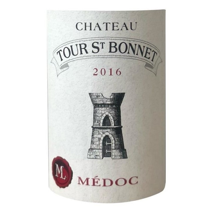 Château La Tour Saint Bonnet 2016 Médoc - Vin rouge de Bordeaux