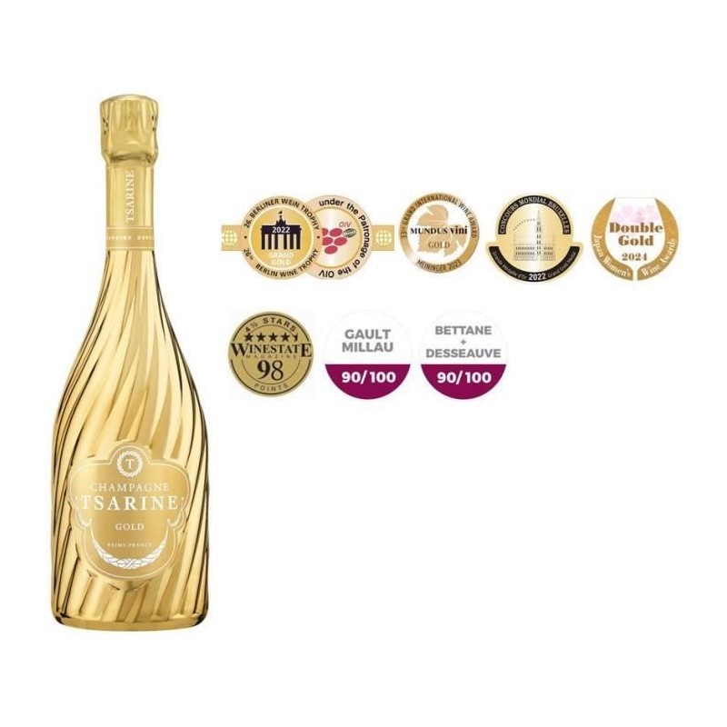 ChampagneTsarine Gold Brut - 75 cl ChampagneTsarine Gold Brut - 75 cl