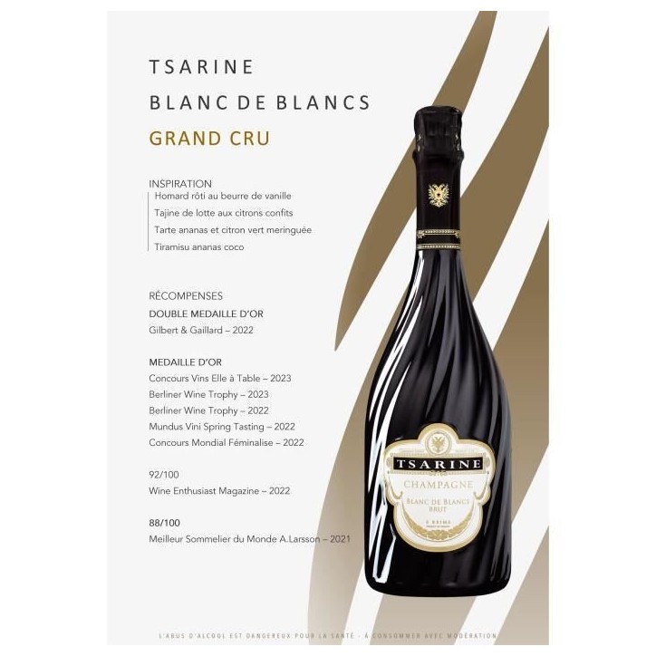 Champagne Tsarine Grand cru 2018