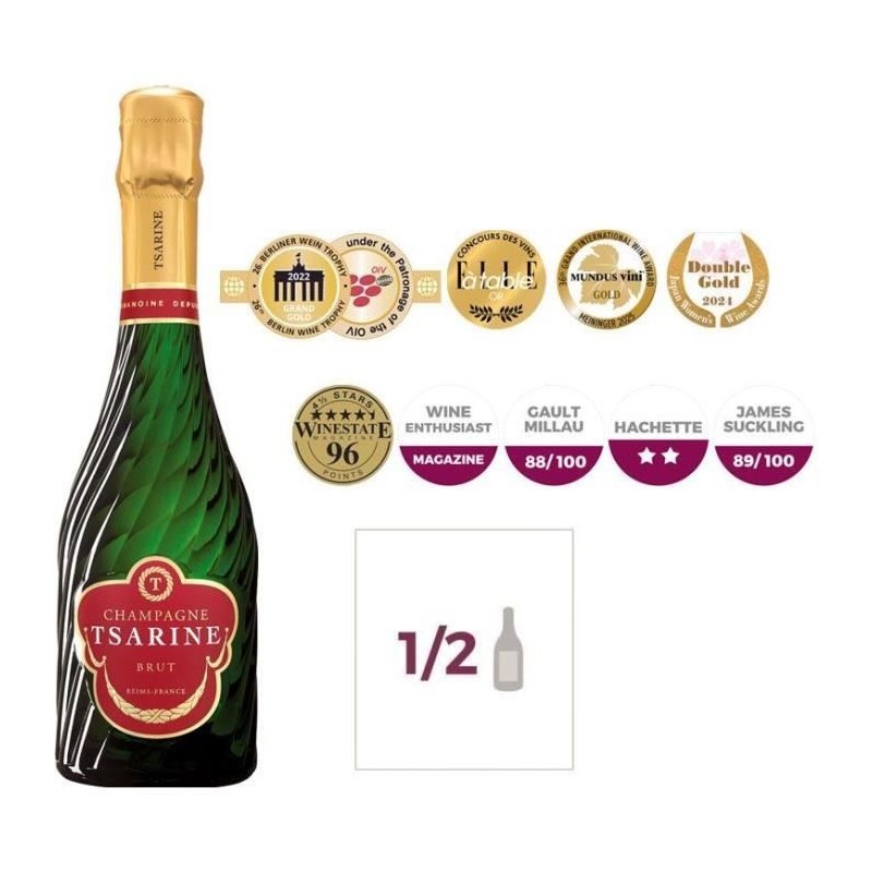 Champagne Tsarine Brut - 37,5 cl