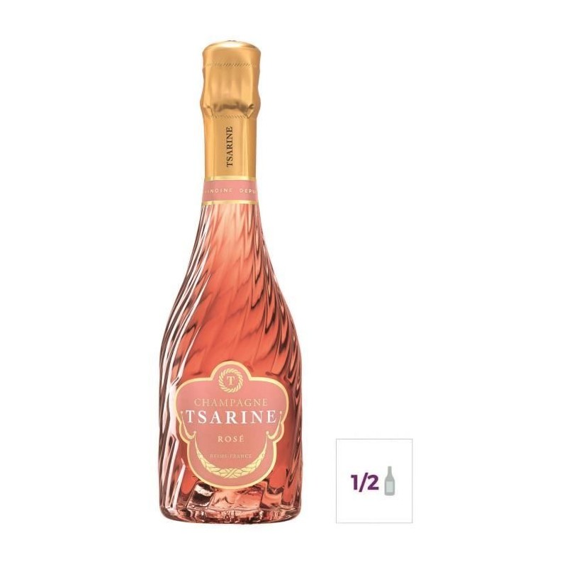Champagne Tsarine Rosé Brut - 37,5 cl