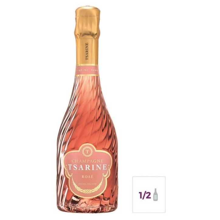 Champagne Tsarine Rosé Brut - 37,5 cl