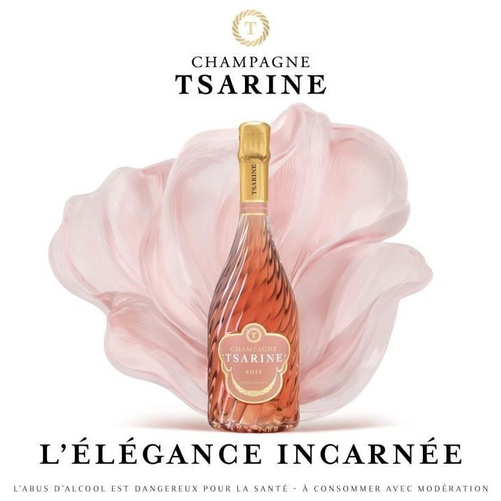 Champagne Tsarine Rosé Brut - 37,5 cl