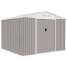 Abri de jardin en métal 7,06 m² - 277 x 255 x 202 cm - MERCURE - Kit