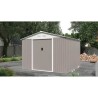 Abri de jardin en métal 7,06 m² - 277 x 255 x 202 cm - MERCURE - Kit