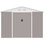 Abri de jardin en métal 7,06 m² - 277 x 255 x 202 cm - MERCURE - Kit d'ancrage inclus, 2 portes coulissantes - Taupe Abri de jardin en métal 7,06 m² - 277 x 255 x 202 cm - MERCURE - Kit d'ancrage inclus, 2 portes coulissantes - Taupe
