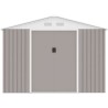 Abri de jardin en métal 7,06 m² - 277 x 255 x 202 cm - MERCURE - Kit