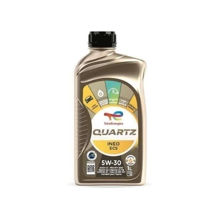 TOTALENERGIES Quartz Ineo ECS 5W30 - Huile moteur - 1 L