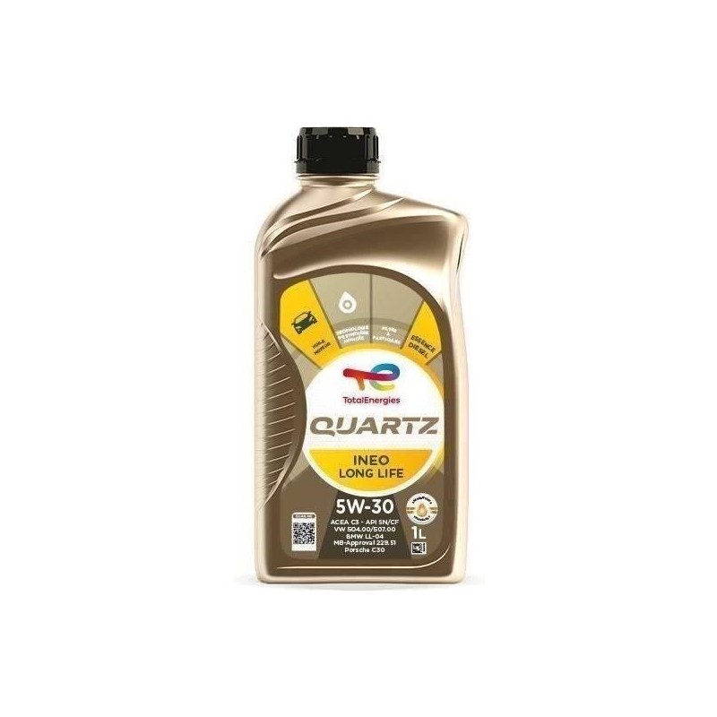 Huile moteur - TotalEnergies - Quartz Ineo Long Life 5W-30 - 1L Huile moteur - TotalEnergies - Quartz Ineo Long Life 5W-30 - 1L