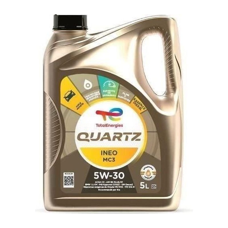 TOTALENERGIES Quartz Ineo MC3 5W-30 Huile moteur - 5L TOTALENERGIES Quartz Ineo MC3 5W-30 Huile moteur - 5L